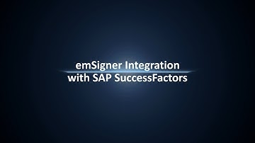 emSigner Integration with SAP SuccessFactors