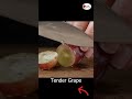 Hyper-Realistic Tender Grape Slicing | Cinematic ASMR in Slow Motion #asmr #fruitvisuals #shorts
