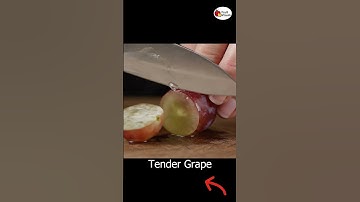 Hyper-Realistic Tender Grape Slicing | Cinematic ASMR in Slow Motion #asmr #fruitvisuals #shorts