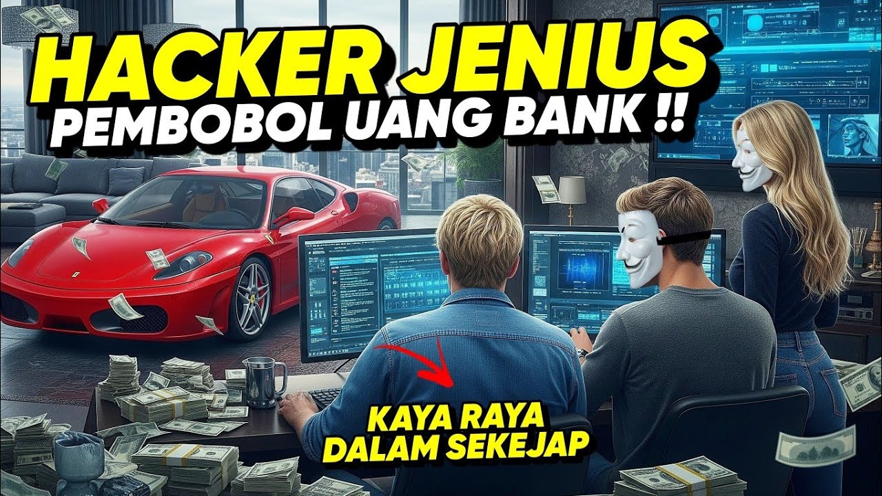 KOMPLOTAN HACKER JENIUS !! PENCURI UANG BANK • ALUR CERITA FILM