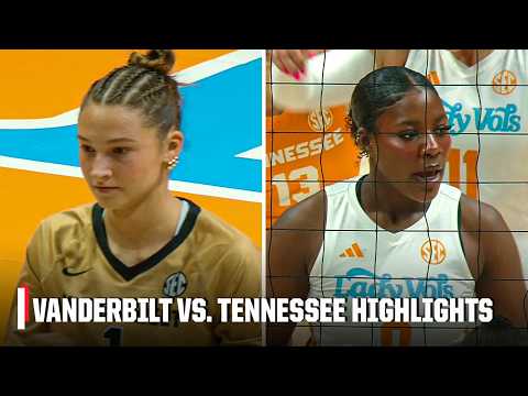 Vanderbilt Commodores vs. Tennessee Lady Vols | Full Match Highlights | ESPN College Volleyball