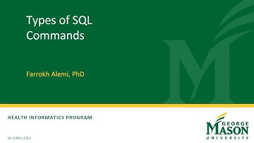 Types of SQL Commands