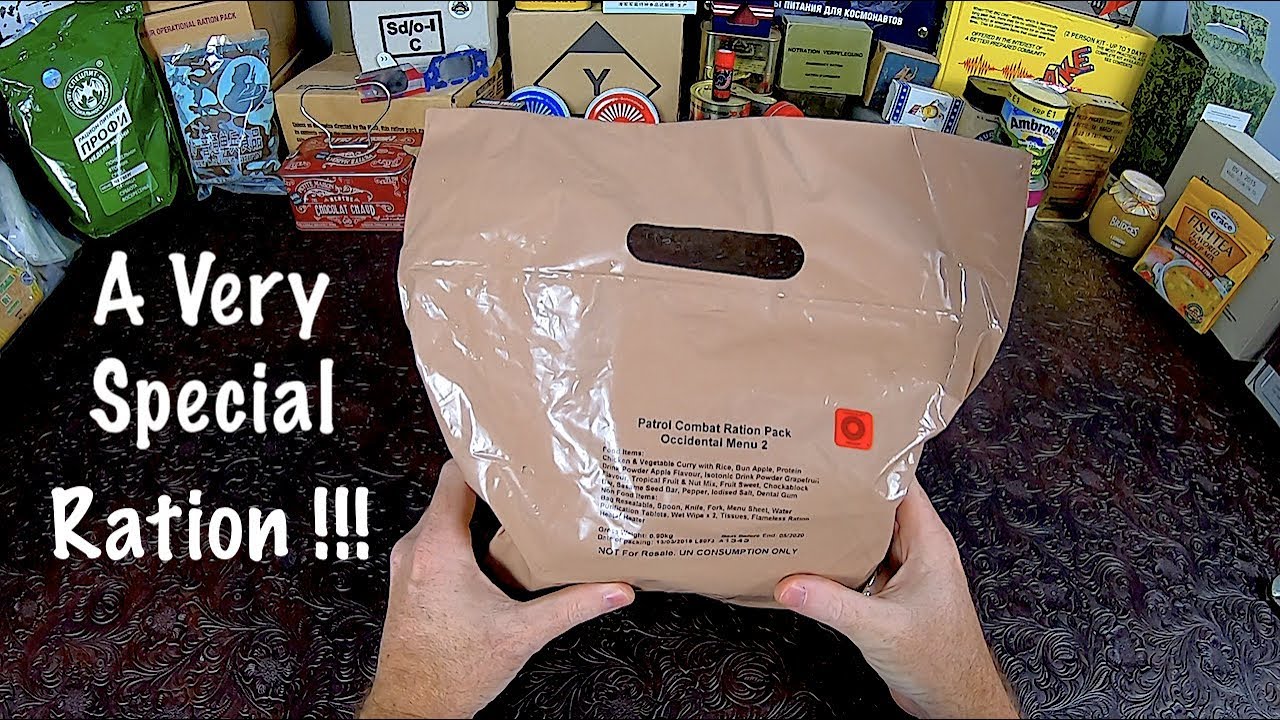 RARE British UK British Ration Review Patrol Combat Lightweight