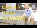 How to Clean Concrete | Part 1 – Sealing Concrete – DIY Cleaning & Sealing