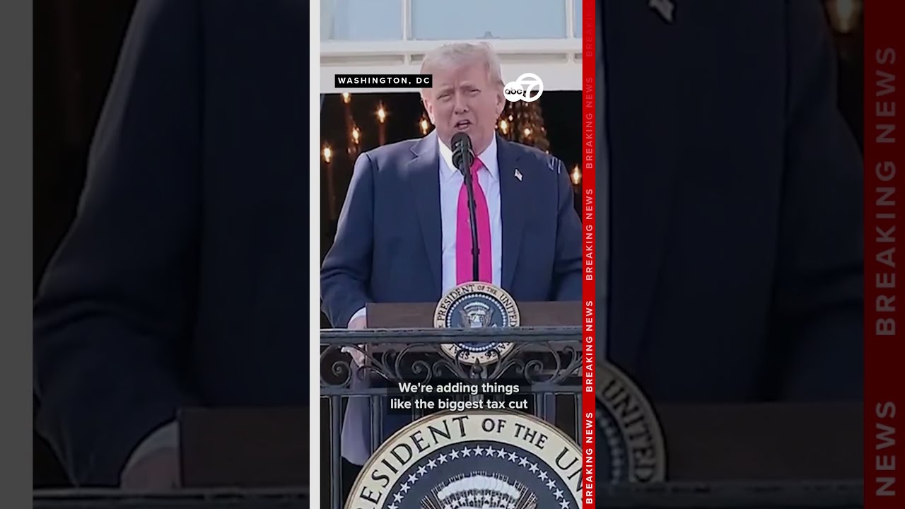 President Trump Signs His Big Beautiful Bill During The Independence Day Celebrations In DC