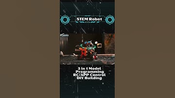 Kyanio STEM Promgramming Robotics Kit! - 3 in 1 transforming robot