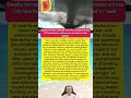 Inside the BOLD world of a DEADLY tornado outbreak 🌪️🚨 #tornadoalert #shorts