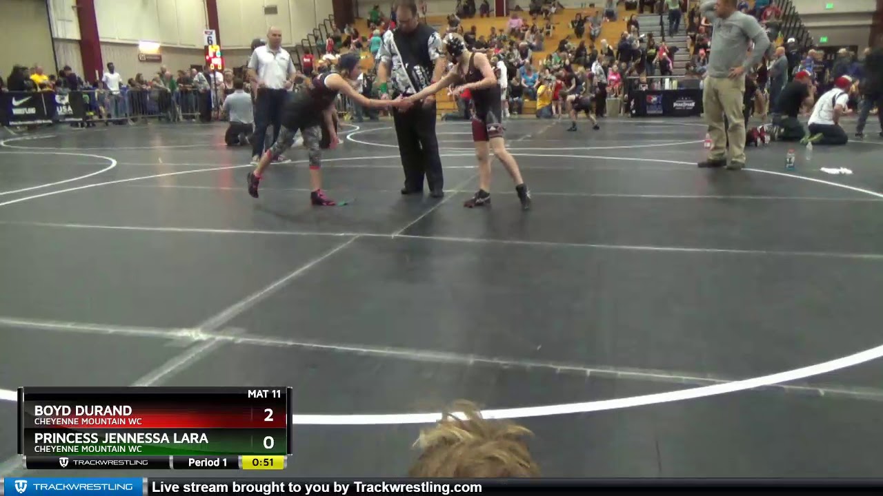 True Beginner Middle School 73-78 Boyd Durand Cheyenne Mountain WC Vs Princess Jennessa Lara Cheye