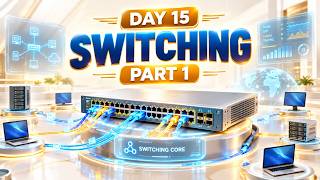 SWITCHING Explained 🔥 | Day 15 | Network Switching Fundamentals | CCNA Part 1