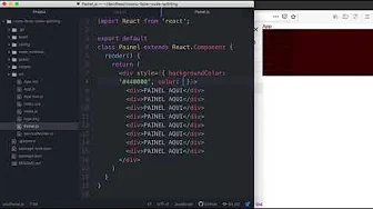 cursos/0012-react-code-splitting-iniciante: Criando um Botão e Painel para Explicar Como Fazer Code Splitting em React