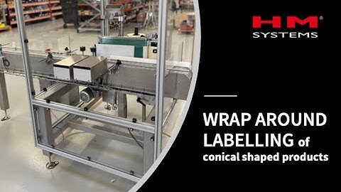 Wrap Around Labelling - Empty cans - High Accuracy Labelling - HM Systems