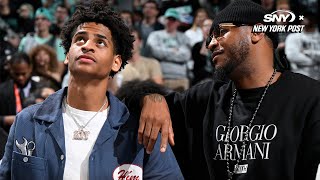 Kiyan Anthony, son of Carmelo, commits to play basketball at Syracuse University