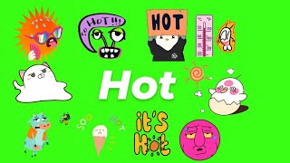 Animated Hot GIF Green Screen Pack (Free Download)