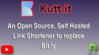 Kutt.it is a free open source, self hosted Link / URL shortener to replace Bit.ly and others.