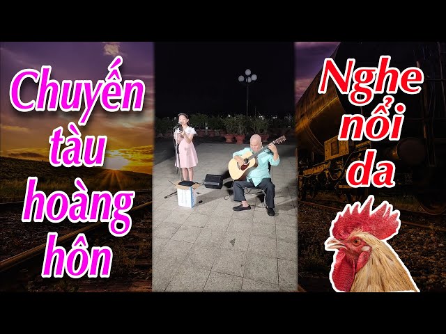 Chuyến Tàu Hoàng Hôn | Trâm Anh - Tiếng đàn của chú Thanh Điền (Nghe mà nổi hết da Gà) class=