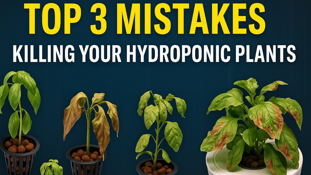 Top 3 Mistakes Killing Your Hydroponic Plants