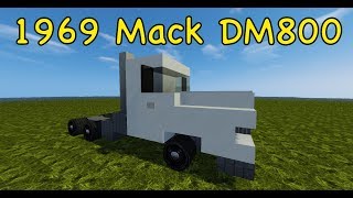 Minecraft: 1969 Mack DM800 [Vehicle Tutorial]