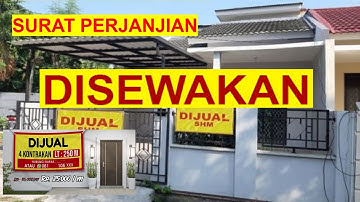 Surat Perjanjian Sewa Rumah beserta Contoh @BudiKomputer