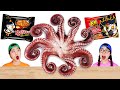 Spicy Giant Octopus Noodle Mukbang DONA Indonesia 