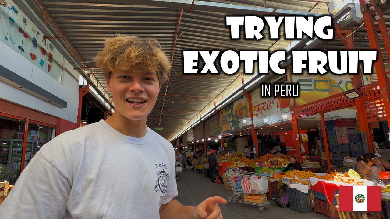 Дегустация экзотических фруктов в Перу