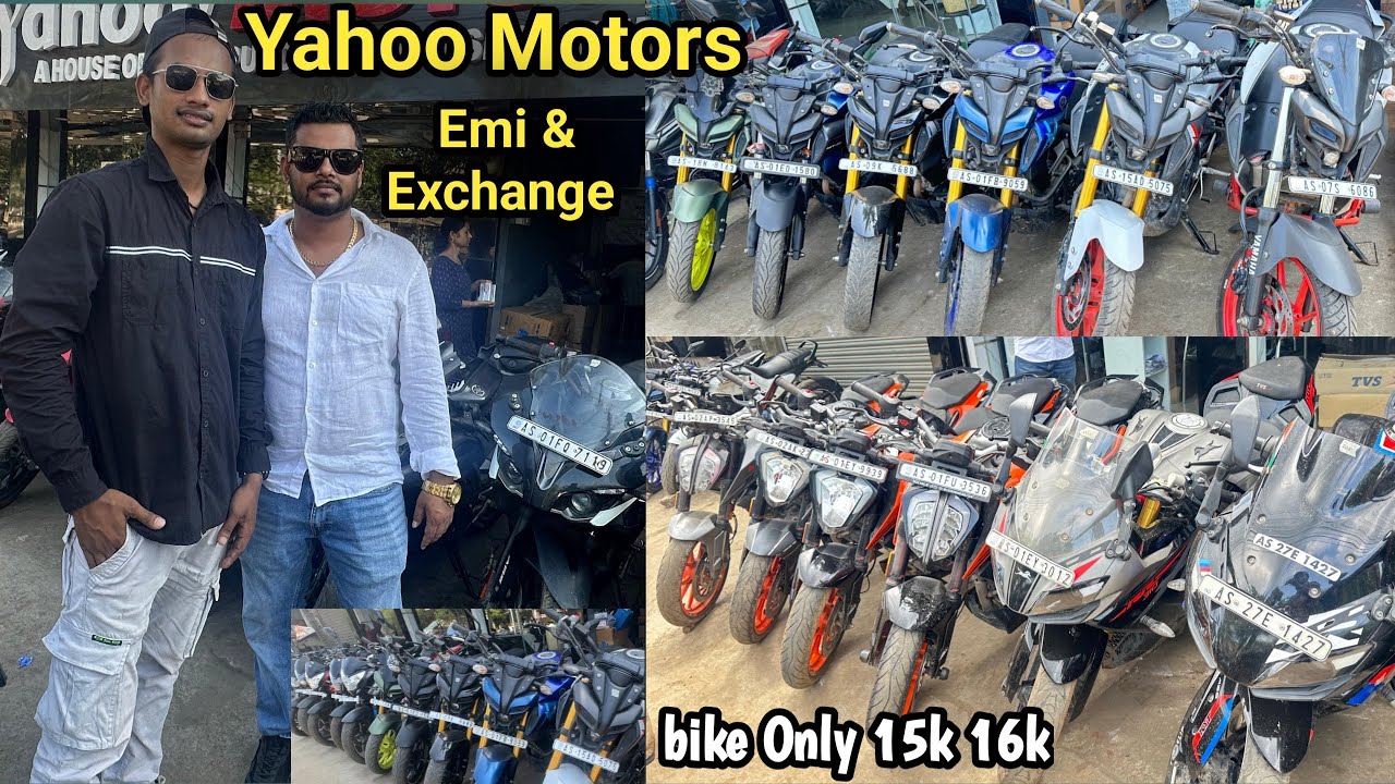 Yahoo Motors || Bike only 15k 16k Only || Second Hand Bike Market in Guwahati || 