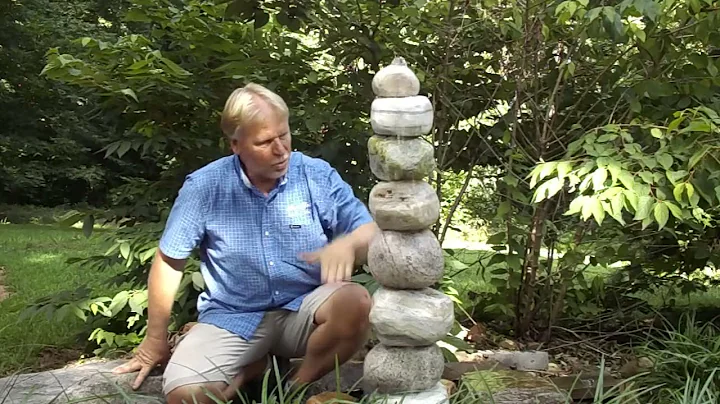 Stacked Pebble Fountain