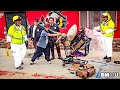 𝗖𝗔𝗥𝗧 𝗖𝗢𝗡𝗙𝗥𝗢𝗡𝗧𝗔𝗧𝗜𝗢𝗡: Woman Refuses to Surrender Shopping Cart During Venice Sweep