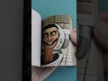 Skibidi sleepwalk toilet flipbook animation shorts