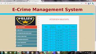 E-CRIME MANAGEMENT SYSTEM