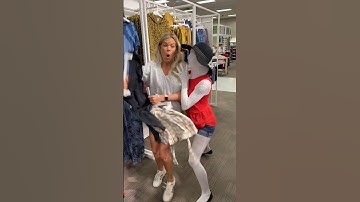 When the mannequin comes to life. #prank  #funnyshorts #shopping