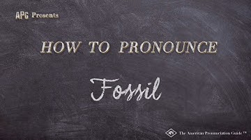 How to Pronounce Fossil (Real Life Examples!)