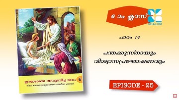 Rakshayude Pathayil 25 | രക്ഷയുടെ പാതയിൽ | 6th Standard | Chapter 14 | Catechism Classes