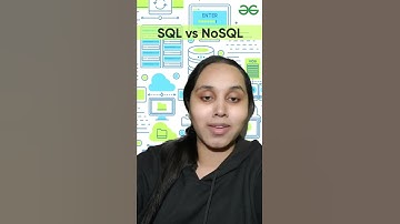 SQL vs No SQL | GeeksforGeeks School #Shorts