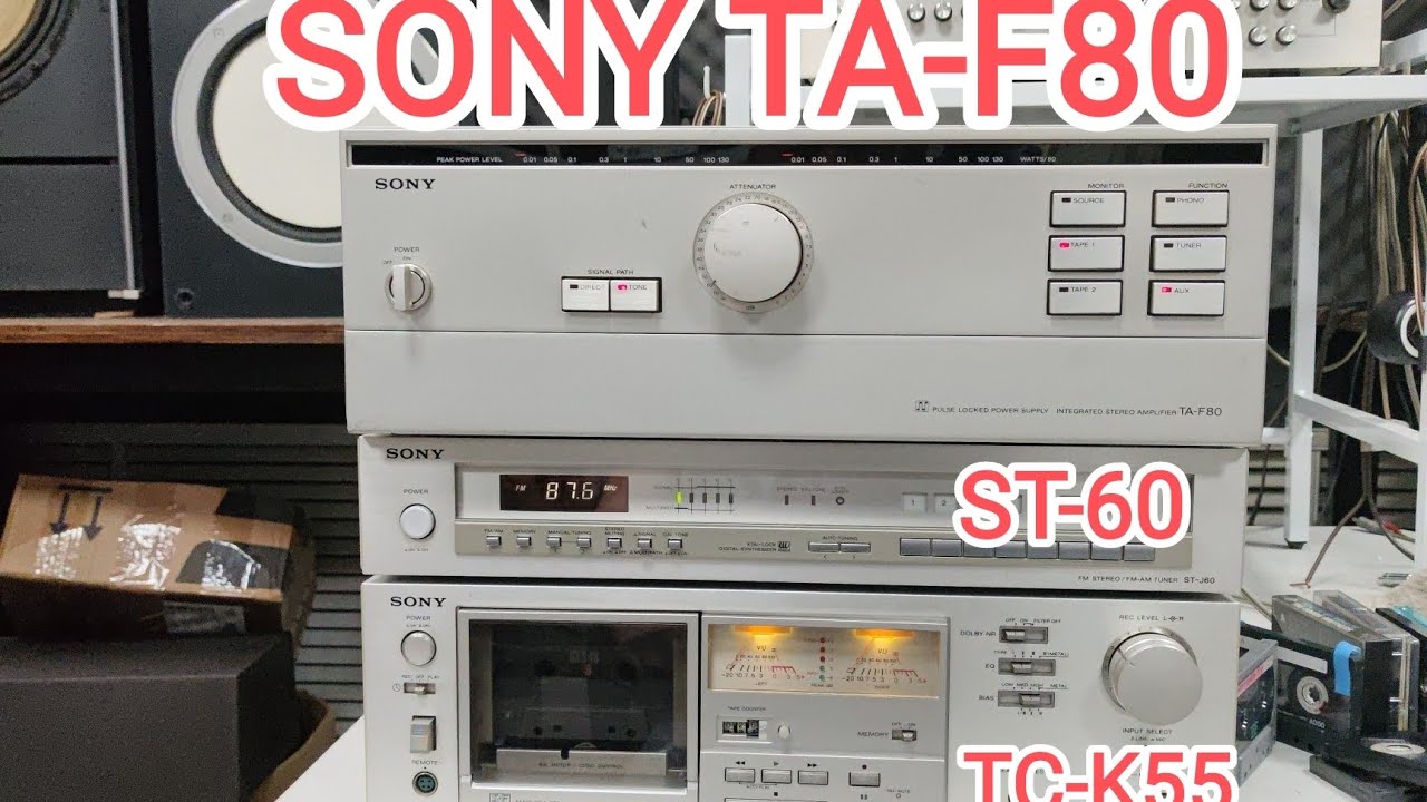 SONY TA-F80 ST-J60 TC-K55 +79235077707 - YouTube
