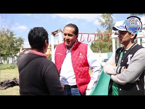 Apoya Arturo Del Moral a rehabilitar parque en la Luis Echeverría y vialidad en Tepalcapa