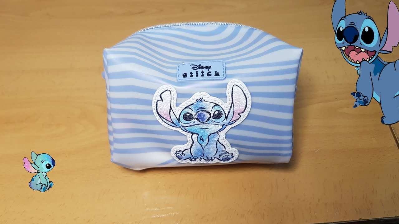 NECESER STITCH DE DISNEY PRIMARK. NECESER LILO Y STITCH MUY AMPLIO Y  ESTUCHE PARA MAQUILLAJE, VIAJE 