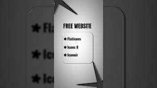 3 Free Icon Website! #graphicdesigner #canva #icon #trip #secret #photoshop