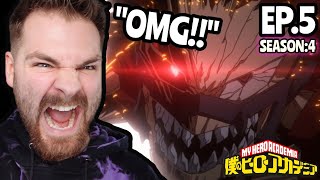 RED RIOT IS A MONSTER!!! | MY HERO ACADEMIA - EPISODE 5 | SEASON 4 | FIRST TIME REACTION