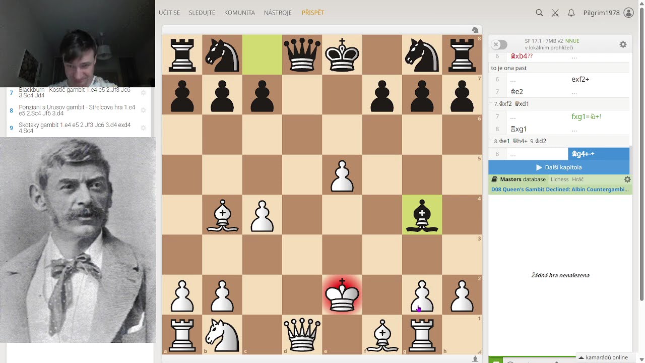 Gambity 5 - Albinův protigambit