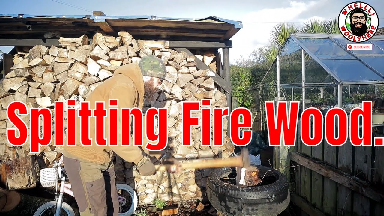 Splitting Fire Wood. Hultafors Splitting Maul - YouTube