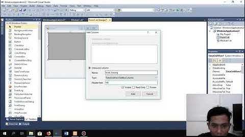 Cara membuat input data menggunakan microsoft visual studio