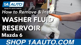 How to Remove Washer Fluid Reservoir 02-07 Mazda 6