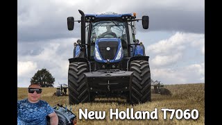 картинка: Трактор 🚜 New Holland T7060  - краткий обзор с кабины 🌾👨‍🌾