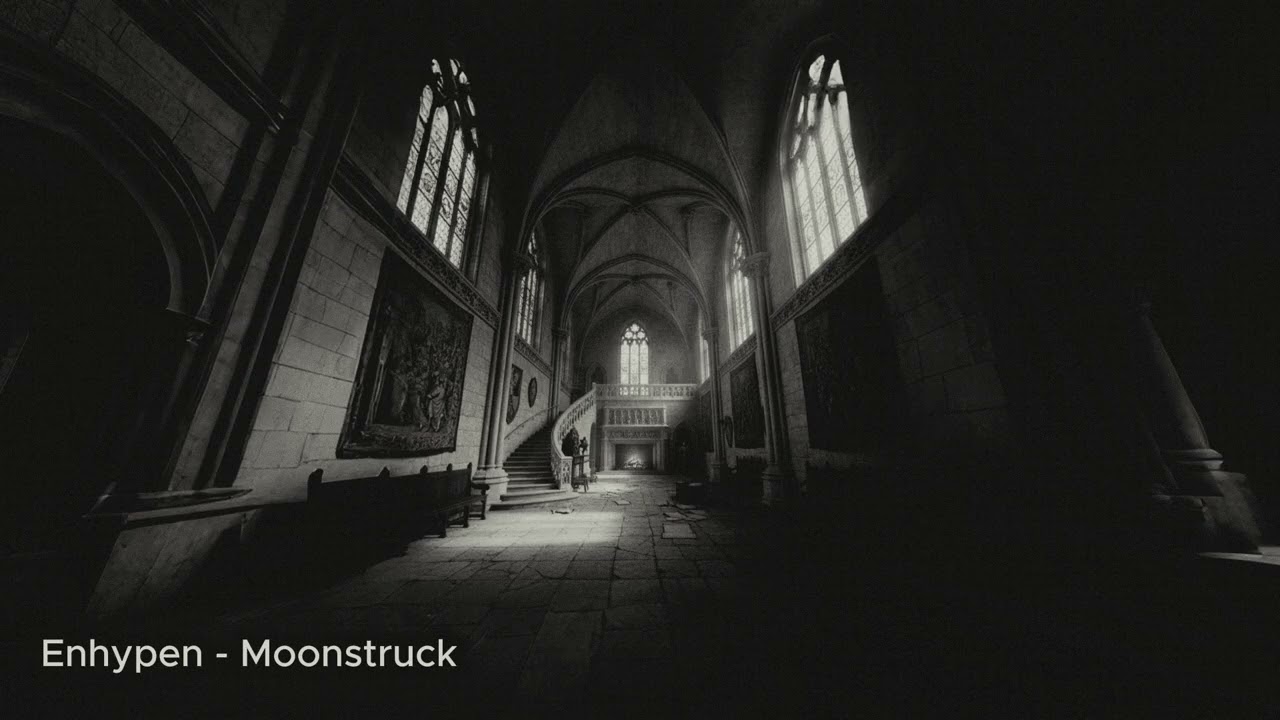 enhypen moonstruck - but it is playing in an empty castle