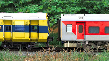 ICF MEMU COUPLING LHB PANTRY CAR | BUMPY RAILROAD | RAILWORKS TRAIN SIMULATOR GAME PLAY | NTG GAMING