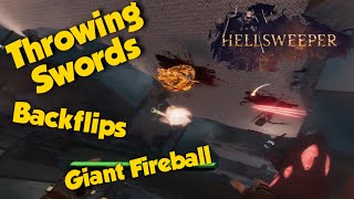 Throws Sword while in Backflip? | 5 Minutes Look | Hellsweeper VR