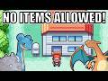 Can you beat Pokémon Fire Red without using ANY items?
