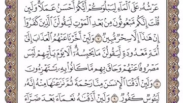 تكرار الوجه الثاني من سورة هود كل آية ٣مرات للشيخ فارس عباد