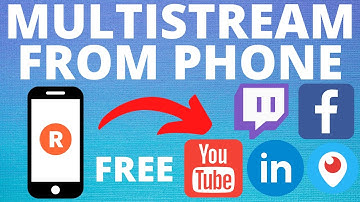 How To Multistream from a Phone - iPhone & Android - Livestream to Twitch, YouTube, Facebook