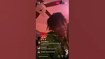 Ka$dami freestyling on IG live 😂😂 (Old ka$hdami live)